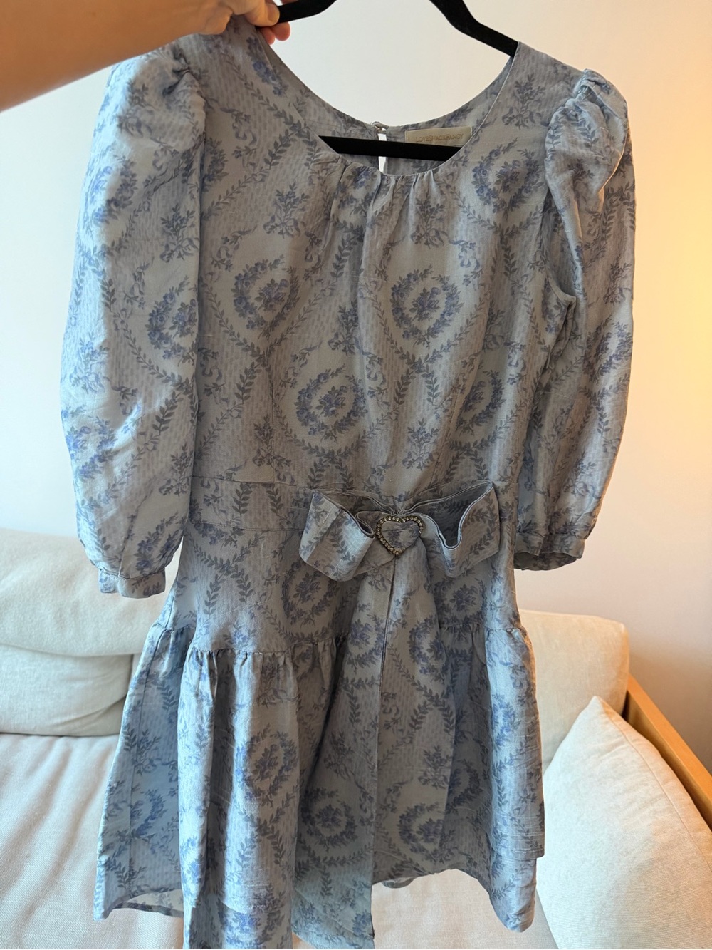 LoveShackFancy Silk and cotton Mini Dress